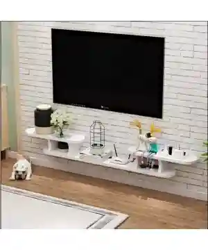 رف جداري للرسيفر يمكن استخدامه لعرض التحف